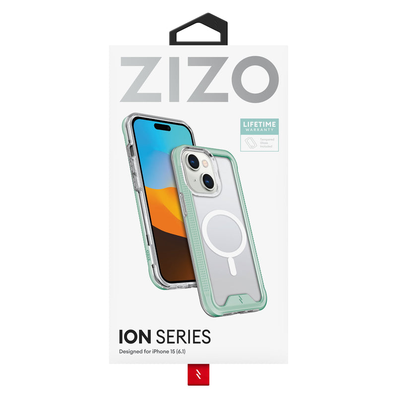 Load image into Gallery viewer, ZIZO ION Series with Magsafe iPhone 15 Case - Mint
