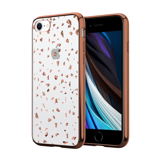 ZIZO REFINE Series Case for iPhone SE (3rd and 2nd gen)/8/7 - Rose Gold Exposure
