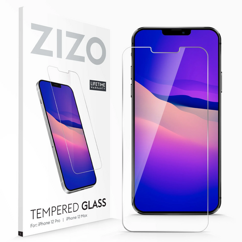 ZIZO TEMPERED GLASS Screen Protector for iPhone 12 / iPhone 12 Pro - Clear