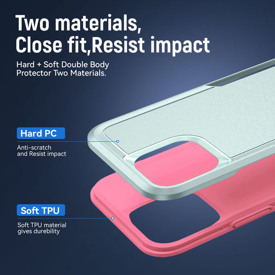 CLICK Impact Series iPhone 11 Case - Aqua Pink