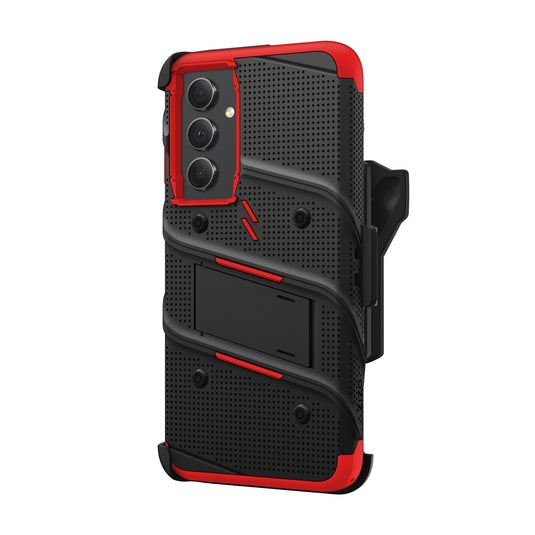 ZIZO BOLT Bundle Galaxy A35 Case - Black / Red