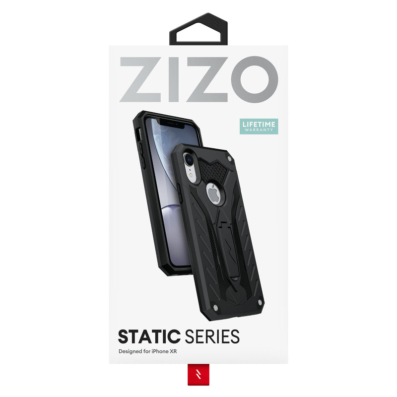 Load image into Gallery viewer, Zizo Static Series iPhone XR (Black/Black)
