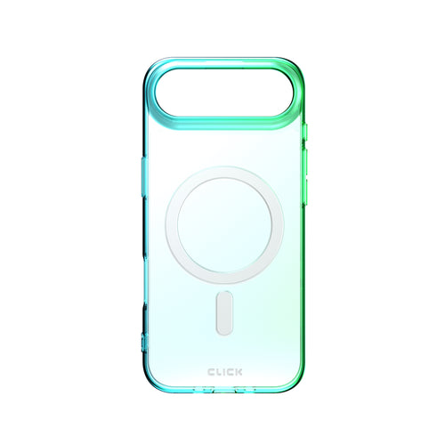 CLICK Clear Ombre MagSafe Series iPhone 17 Air Case - Green Blue