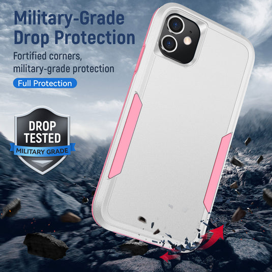 CLICK Impact Series iPhone 11 Case - White Pink