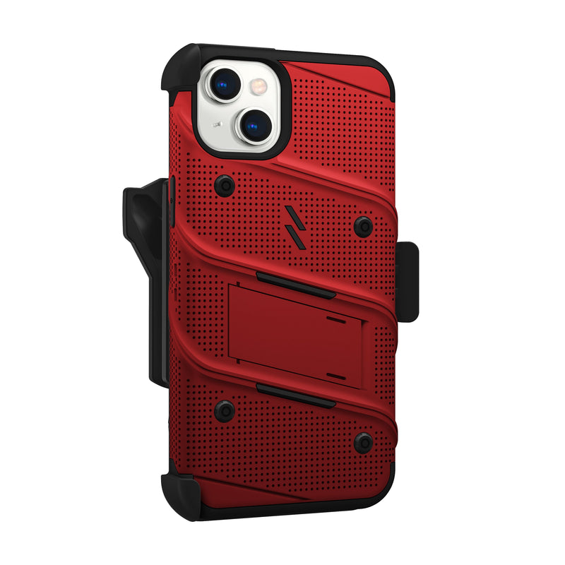 Load image into Gallery viewer, ZIZO BOLT Bundle iPhone 14 Plus Case - Red
