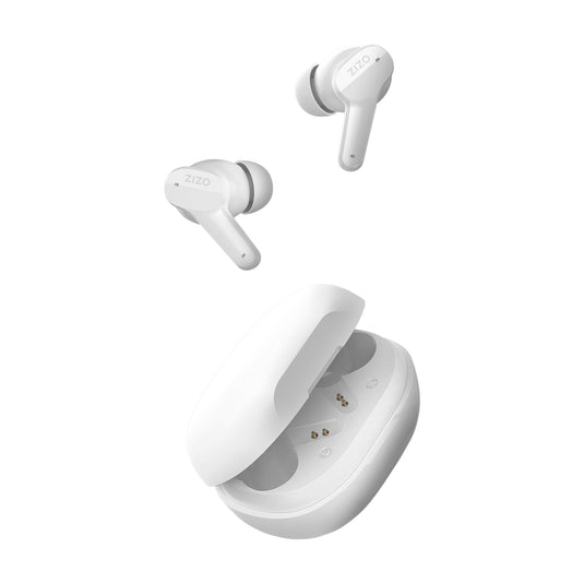 ZIZO Encore True Wireless Earbuds w/ Active Noise Cancellation - White