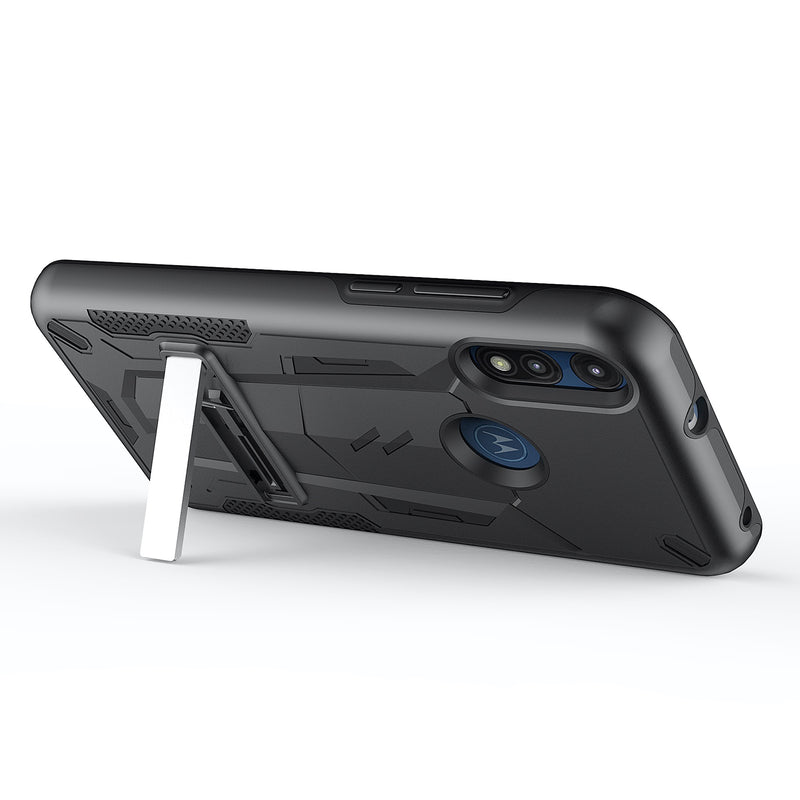 Load image into Gallery viewer, ZIZO TRANSFORM Series Moto E (2020) Case - Black
