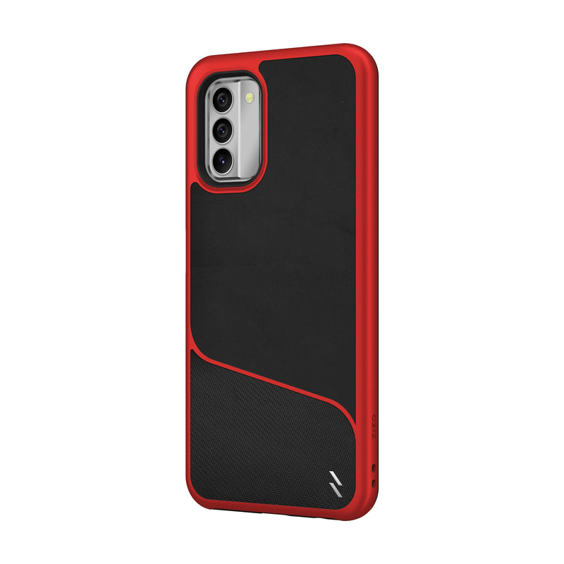 Load image into Gallery viewer, ZIZO DIVISION Series Nokia G400 5G Case - Black &amp; Red
