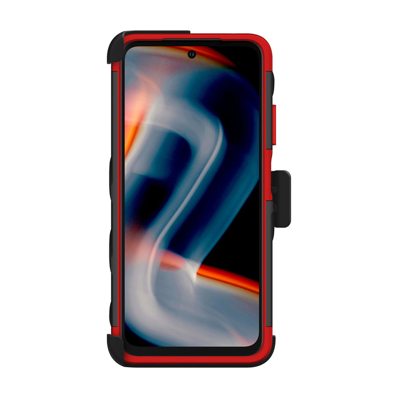 Load image into Gallery viewer, ZIZO BOLT Bundle moto g power 5G (2024) Case - Black / Red
