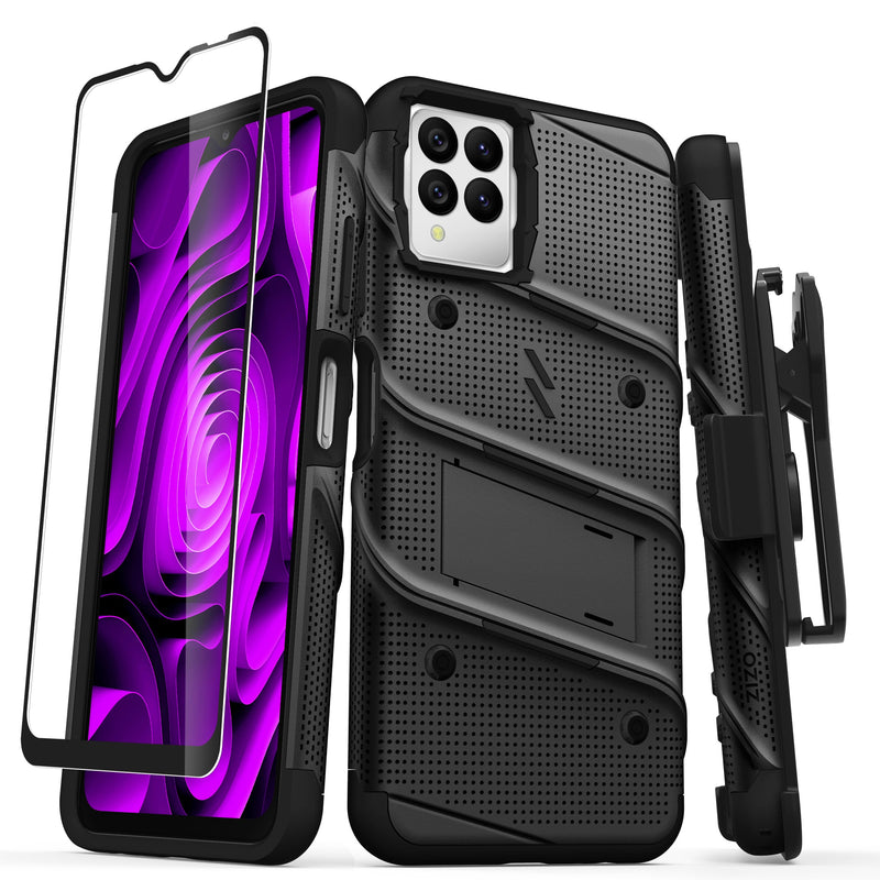 Load image into Gallery viewer, ZIZO BOLT Bundle T-Mobile REVVL 6 Pro 5G Case - Black
