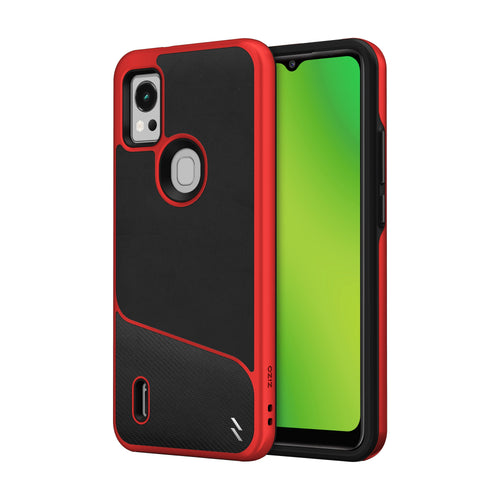 ZIZO DIVISION Series Cricket Icon 5 Case - Black & Red