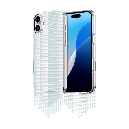 ZIZO Lux Series iPhone 16 Plus Case - Silver Fringe