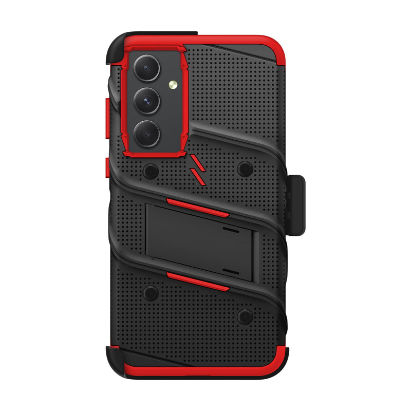 Load image into Gallery viewer, ZIZO BOLT Bundle Galaxy A35 Case - Black / Red
