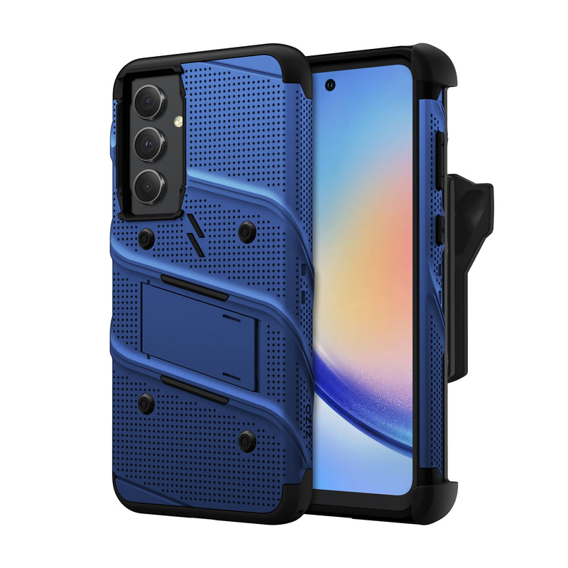 Load image into Gallery viewer, ZIZO BOLT Bundle Galaxy A35 Case - Blue
