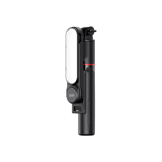 ZIZO Gear Selfie Stick Tripod with Built-in LED Light - Black