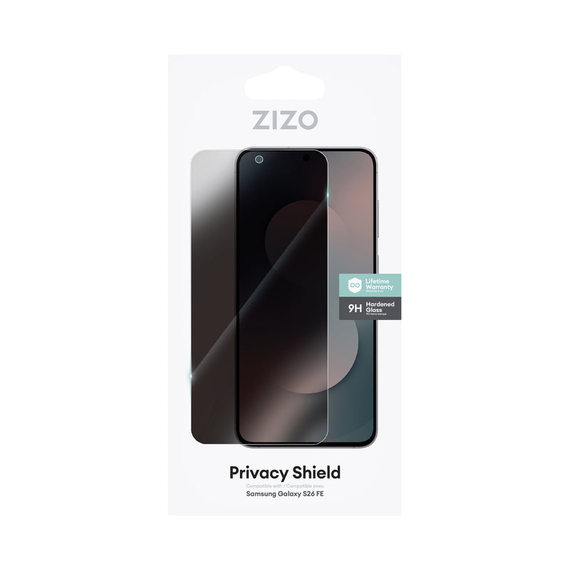 Load image into Gallery viewer, ZIZO Privacy Lightning Shield Galaxy S26 FE Privacy Tempered Glass Screen Protector - Privacy
