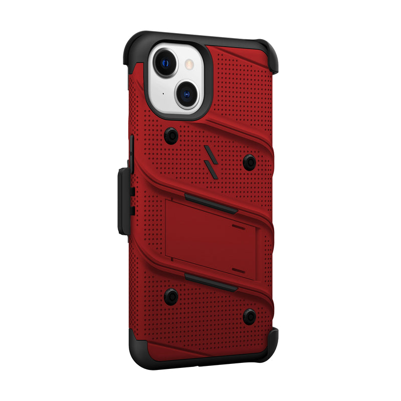 Load image into Gallery viewer, ZIZO BOLT Bundle iPhone 13 Case - Red
