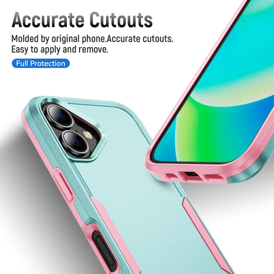 CLICK Impact MagSafe Series iPhone 16 Case - Aqua Pink