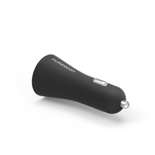 PureGear 36W Dual USB-C Car Charger - Black