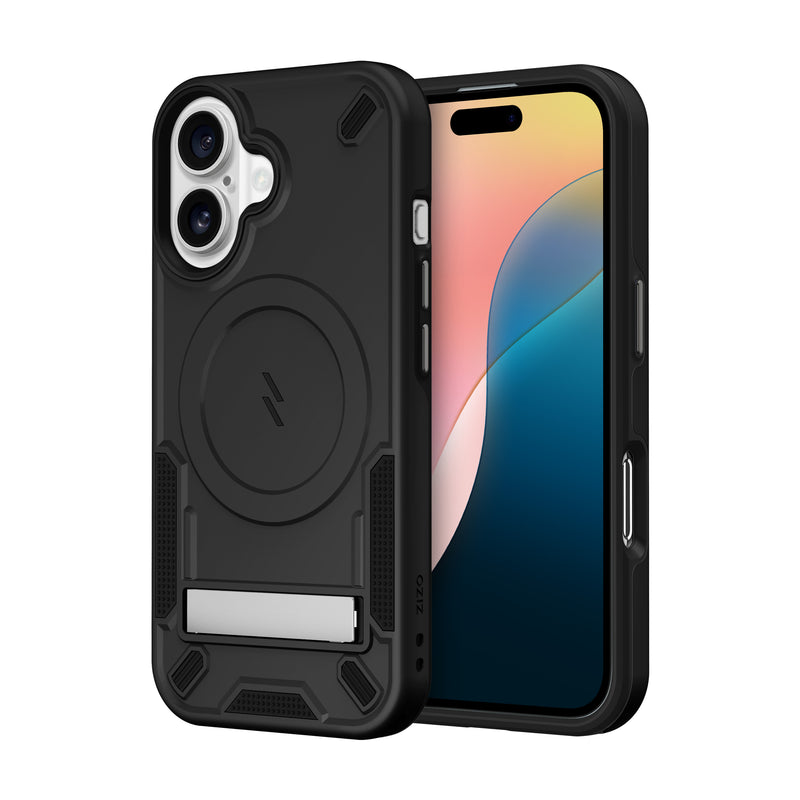Load image into Gallery viewer, ZIZO TRANSFORM Series iPhone 16 Case - Black

