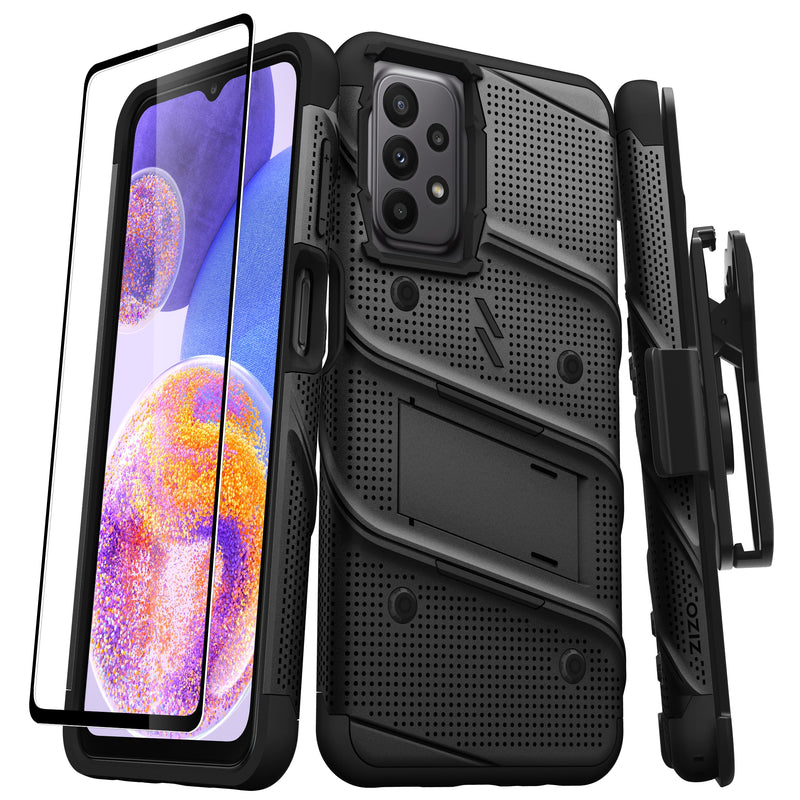 Load image into Gallery viewer, ZIZO BOLT Bundle Galaxy A23 5G Case - Black
