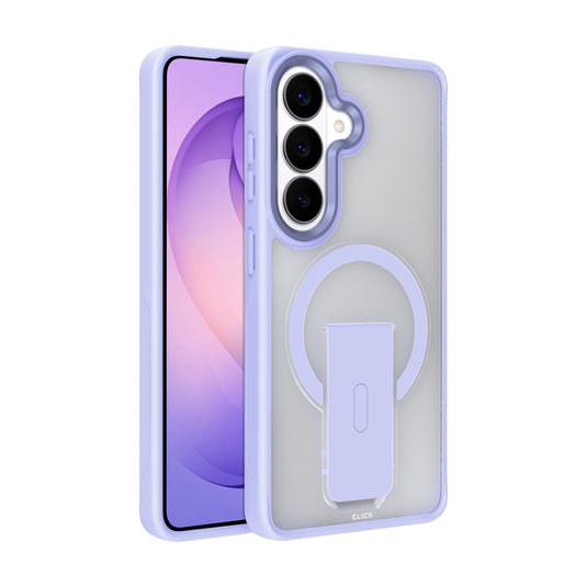 CLICK Latch Series Galaxy S26 Case - Clear Purple