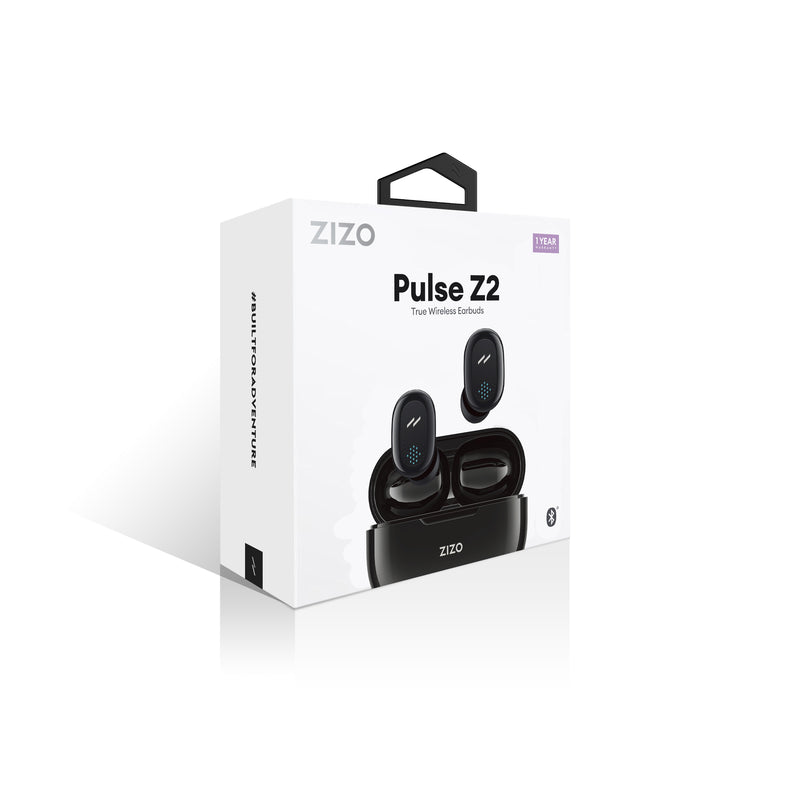 Load image into Gallery viewer, ZIZO PULSE Z2 True Wireless Earbuds with Charging Case - Black
