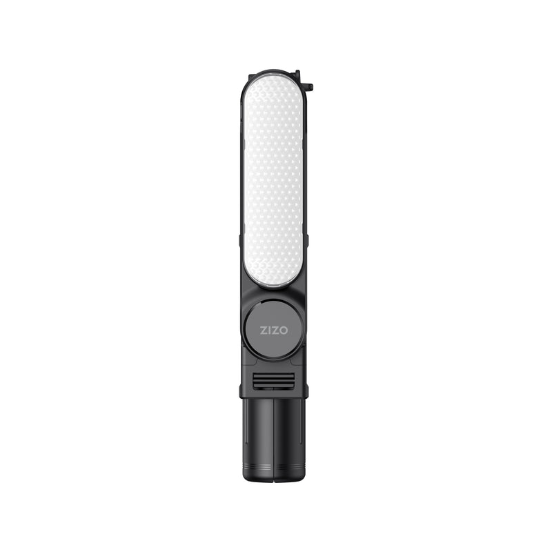 Load image into Gallery viewer, ZIZO Gear Selfie Stick Tripod with Built-in LED Light - Black
