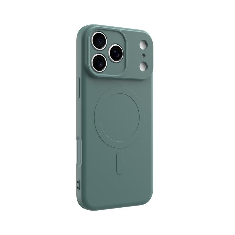 Load image into Gallery viewer, CLICK Slim Silicone MagSafe Series iPhone 17 Pro Max Case - Green
