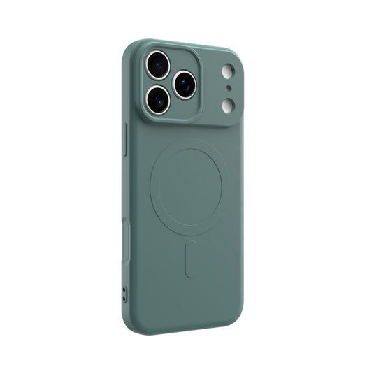 CLICK Slim Silicone MagSafe Series iPhone 17 Pro Max Case - Green