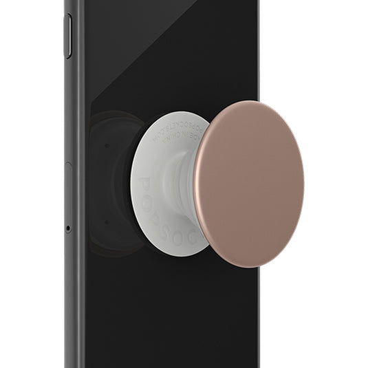 PopSockets Phone and Tablet Swappable PopGrip - Aluminum Rose Gold