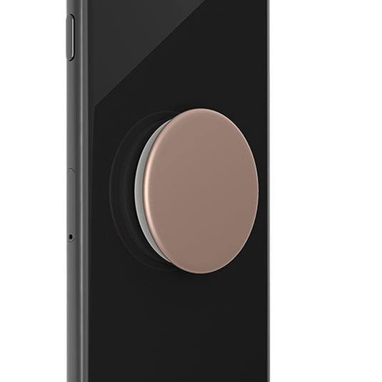 PopSockets Phone and Tablet Swappable PopGrip - Aluminum Rose Gold