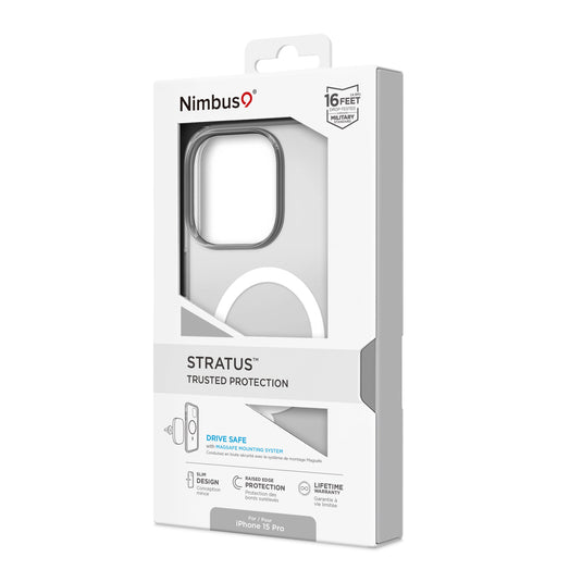 Nimbus9 Stratus iPhone 15 Pro MagSafe Case - Clear