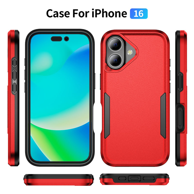 Load image into Gallery viewer, CLICK Impact MagSafe Series iPhone 16 Case - Red Black
