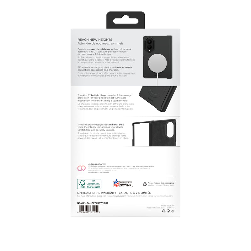 Load image into Gallery viewer, Nimbus9 Alto Galaxy Z Fold8 Soft-Touch MagSafe Case - Black
