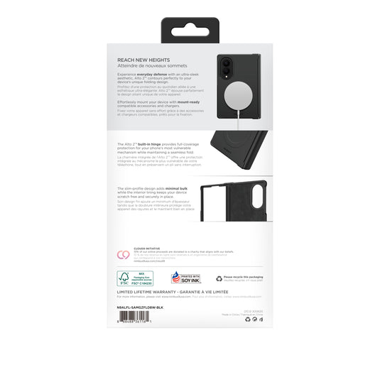 Nimbus9 Alto Galaxy Z Fold8 Soft-Touch MagSafe Case - Black