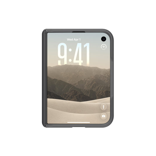 CLICK Fusion Fold Series iPhone Duo Case - Clear Blue