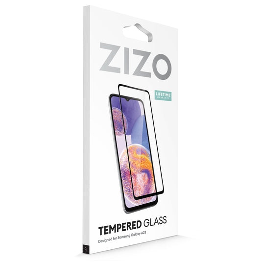 ZIZO TEMPERED GLASS Screen Protector for Galaxy A23 5G - Black