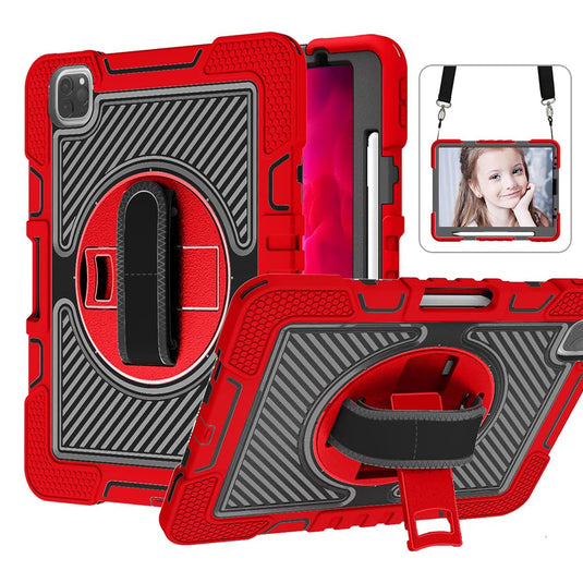 CLICK Fortitude Series Case for iPad Pro 11 - Black & Red