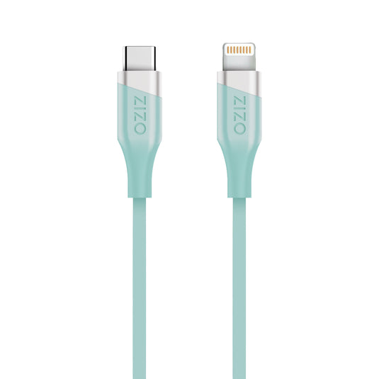 ZIZO PowerVault Cable USB-C to Lightning 6FT - Teal