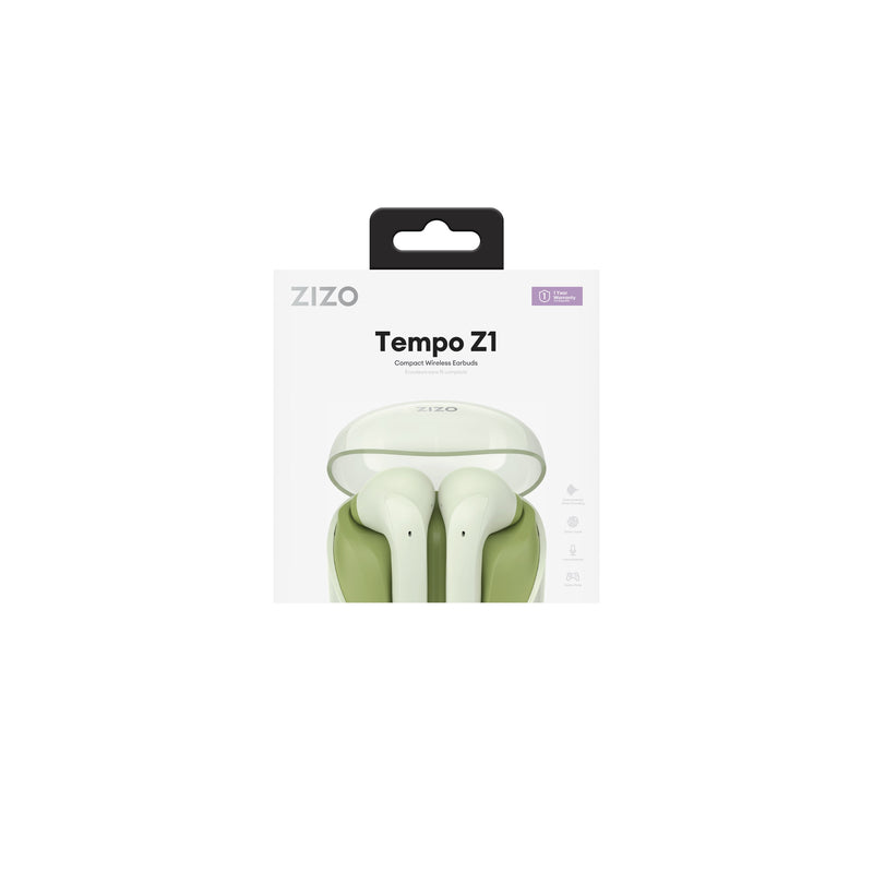 Load image into Gallery viewer, ZIZO Tempo Z1 Wireless Earbuds - Mint
