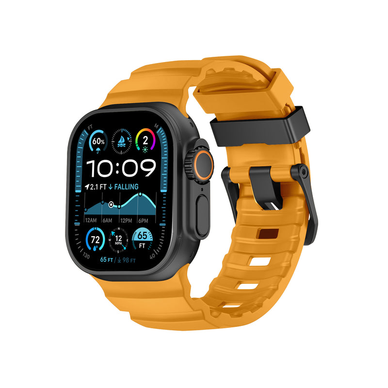 Load image into Gallery viewer, Nimbus9 RidgeFit Rugged Sport Band for Apple Watch 44/45/46/49mm - Yellow
