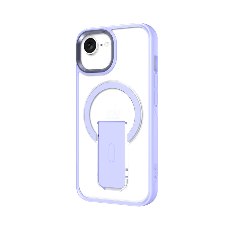 Load image into Gallery viewer, CLICK Latch Series iPhone 16e/13/14/15 Case - Clear Purple
