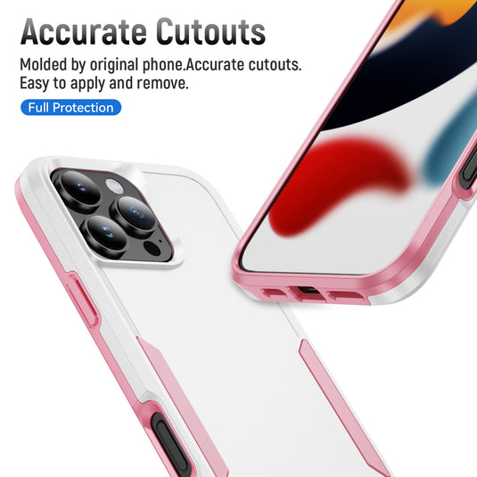 CLICK Impact MagSafe Series iPhone 13 Case - White & Pink