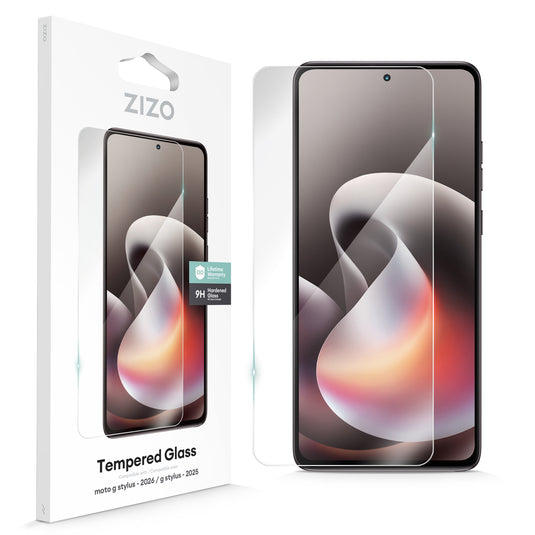 ZIZO TEMPERED GLASS Screen Protector for moto g stylus - 2026 / 2025 - Clear