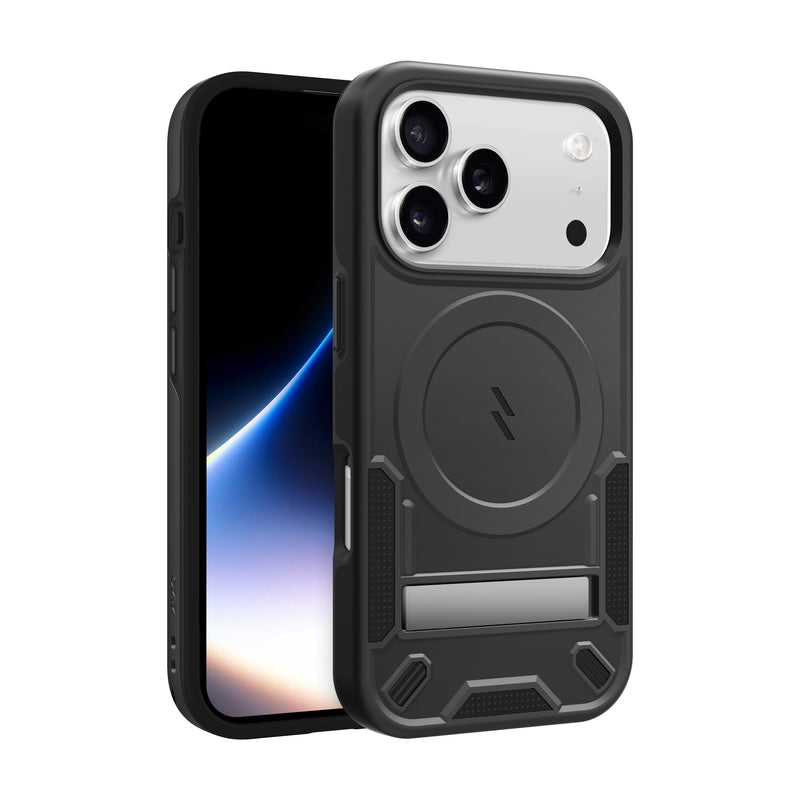 Load image into Gallery viewer, ZIZO Transform Series iPhone 18 Pro Kickstand MagSafe Case - Black
