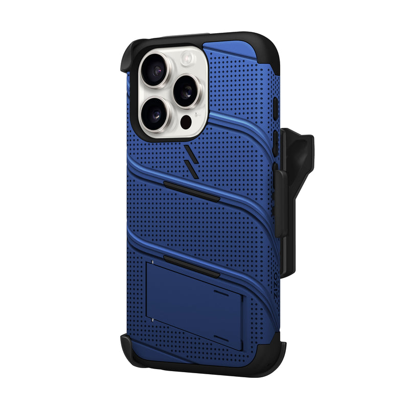 Load image into Gallery viewer, ZIZO BOLT Bundle iPhone 16 Pro Case - Blue
