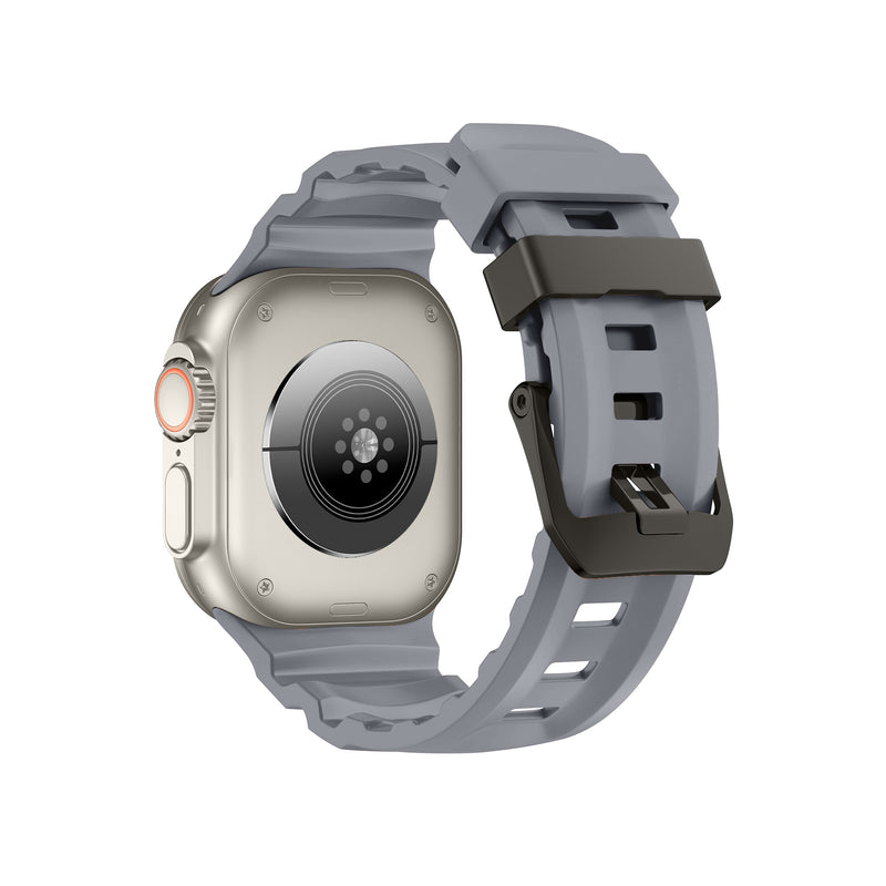 Load image into Gallery viewer, Nimbus9 RidgeFit Rugged Sport Band for Apple Watch 44/45/46/49mm - Gray
