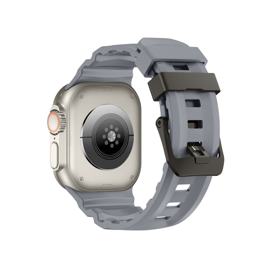 Nimbus9 RidgeFit Rugged Sport Band for Apple Watch 44/45/46/49mm - Gray