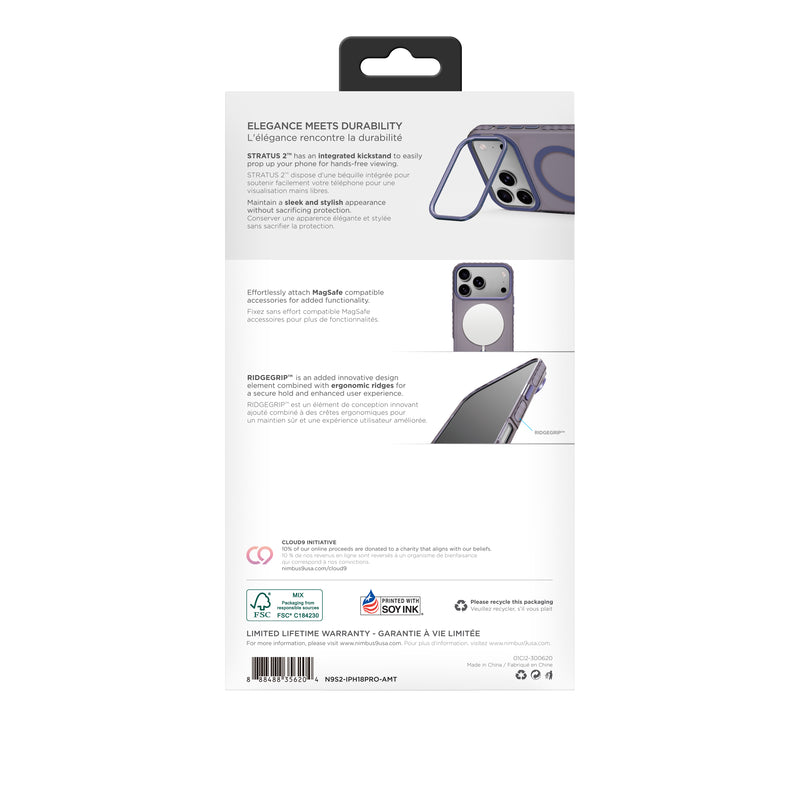 Load image into Gallery viewer, Nimbus9 Stratus 2 iPhone 18 Pro MagSafe Case - Amethyst
